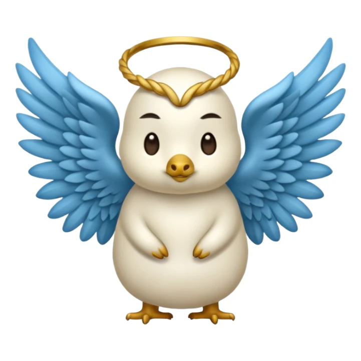 un animal ange de mongolie sticker