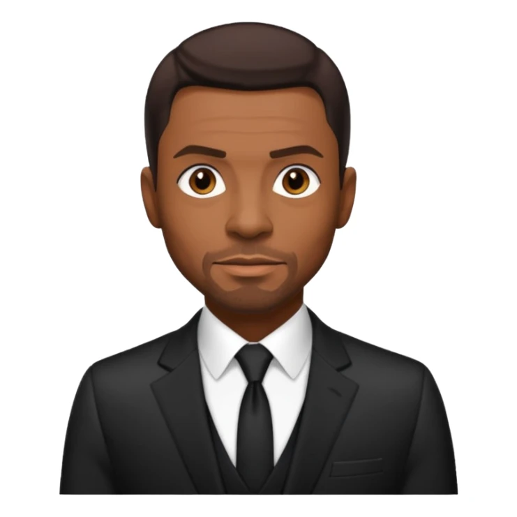 Keith Sweat (b.1961) with dark brown hair sticker