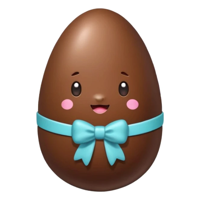 Uovo di pasqua kawaii sticker