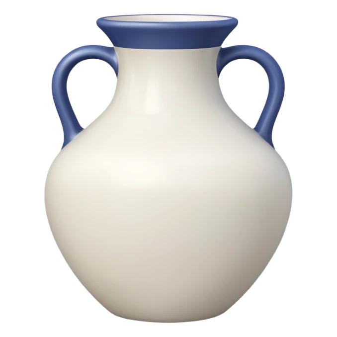 vaso branco sem flores sticker