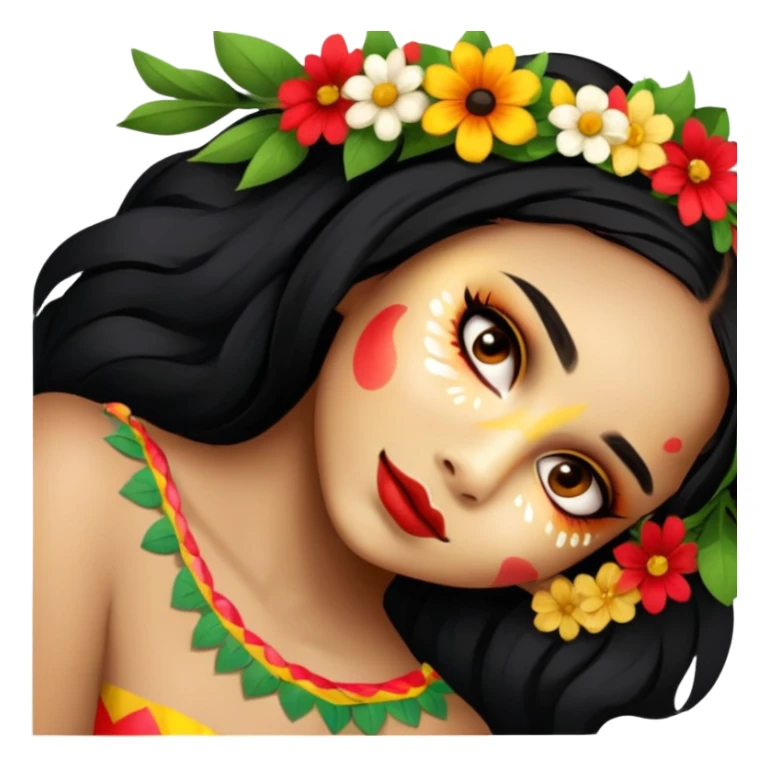 Flower-Crowned Dancer sticker