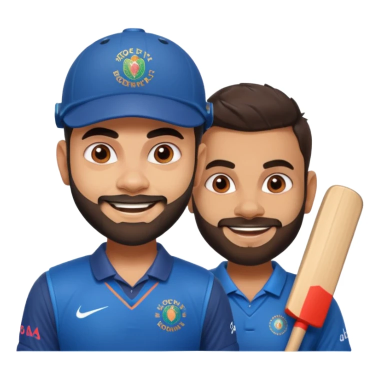 Virat Kohli and rohit sharma  sticker