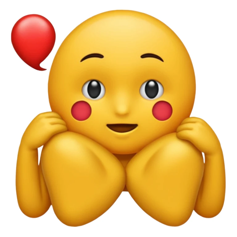 A yellow-orange-red angry woman with really really big breasts, no clothes, ponytail hair, and some guy's really long penus between her breasts with some white cream on top of it, the girl and the guy are having sex, the girl is giving him a boobjob, and we see her from the guy's point of view sticker