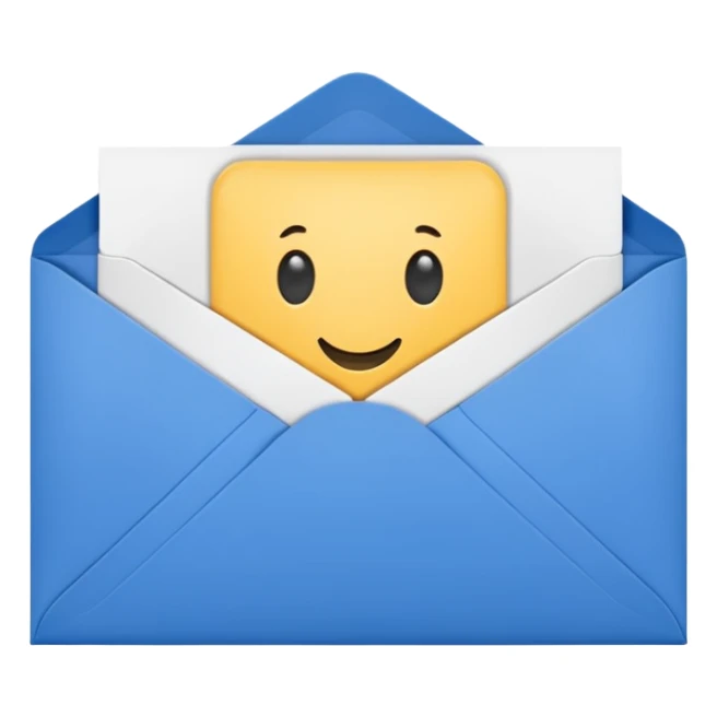 envelope with the word RCH on it to use in a business setting sticker