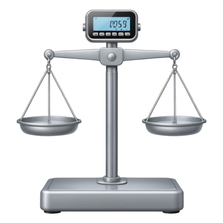 a grey weighing machine for human body, with no smily faces sticker