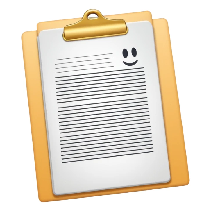 realistic documents with title page white color no emoticons sticker