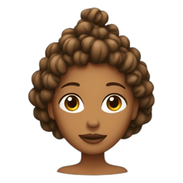 woman-with-poo-on-her-head sticker