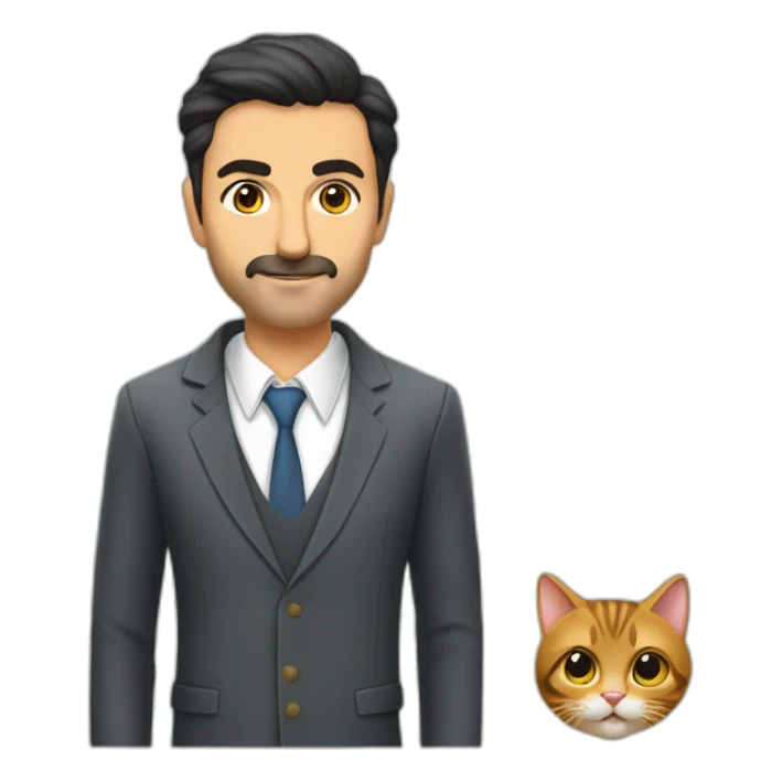 uzay boşluğunda süzülen kedi sticker
