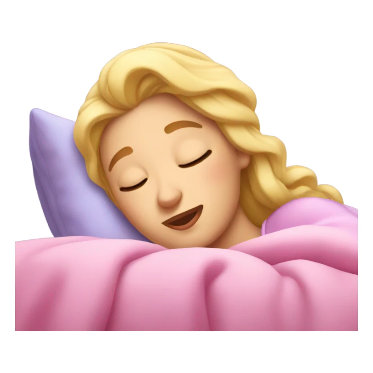 Sleeping beauty emoji sticker