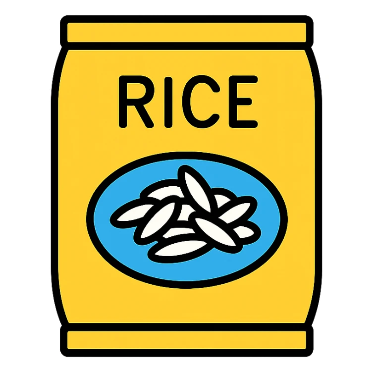 packet of rice sticker