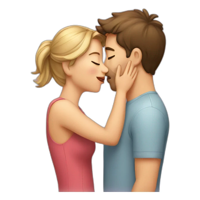 Thank you friend kiss sticker