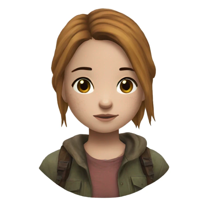 Ellie the last of us Little bit dezoom sticker