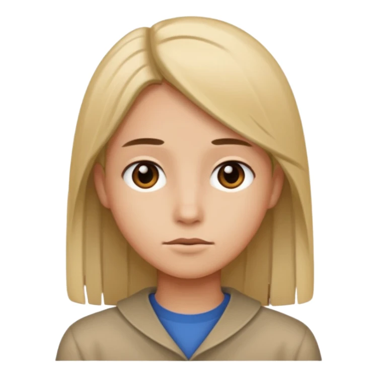 straight hair now sticker