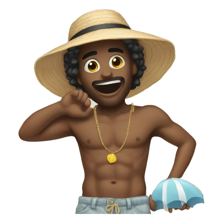 aesthetic beach emoji sticker