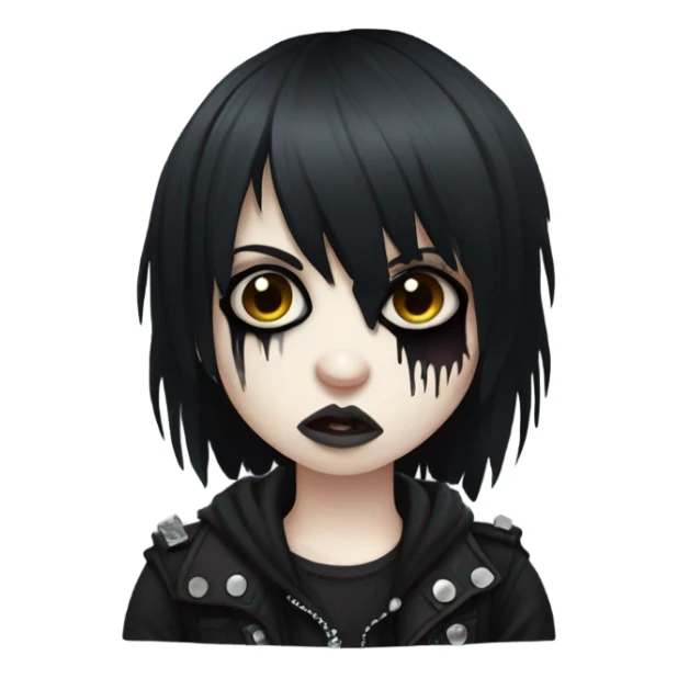 young emo zombie sticker