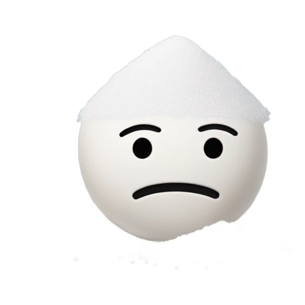 Happy emoji with pile of salt sticker