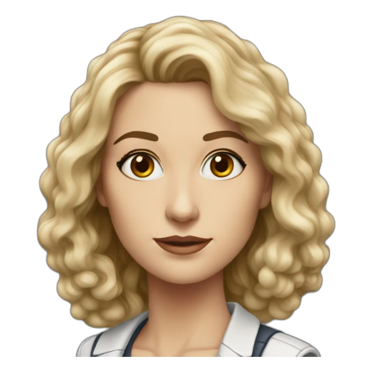 Caucasian-Female-Actress-DoctorWho sticker