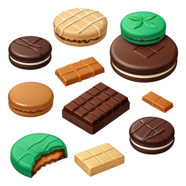 Girl Scout cookies sticker