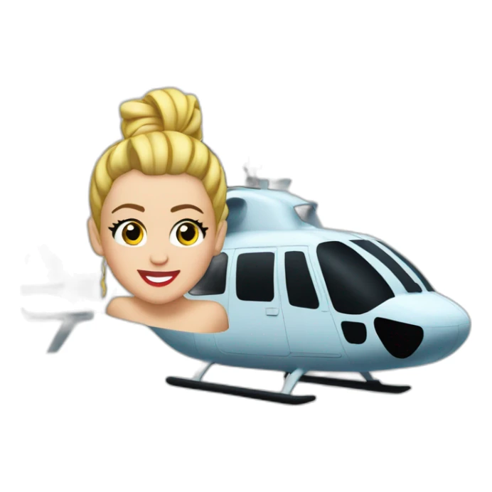 miley cyrus hanging from an helicopter sticker