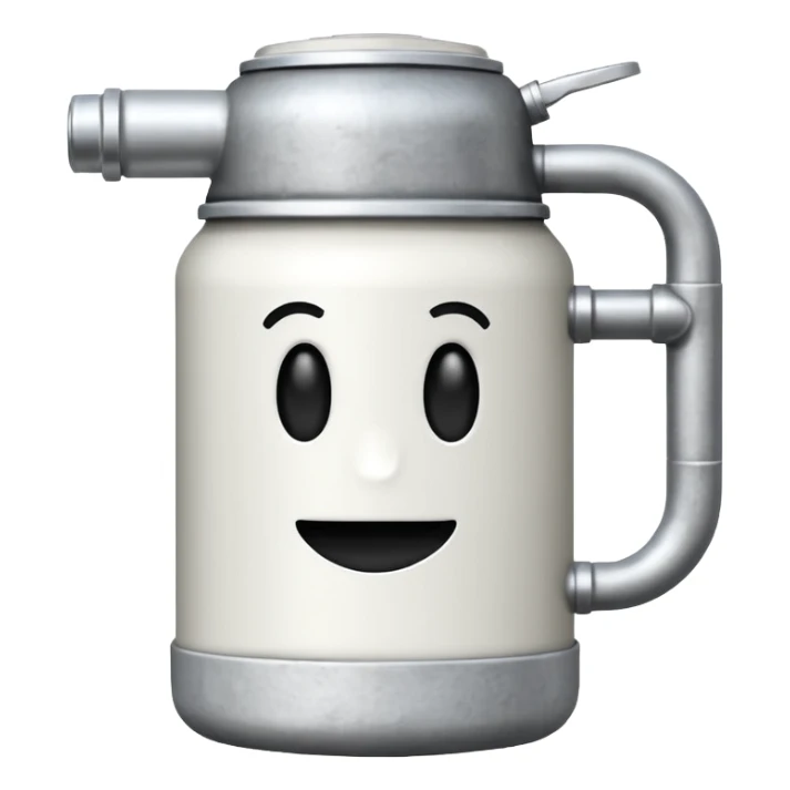 un termo con un mate blanco que diga "Stanley" en ambos  sticker