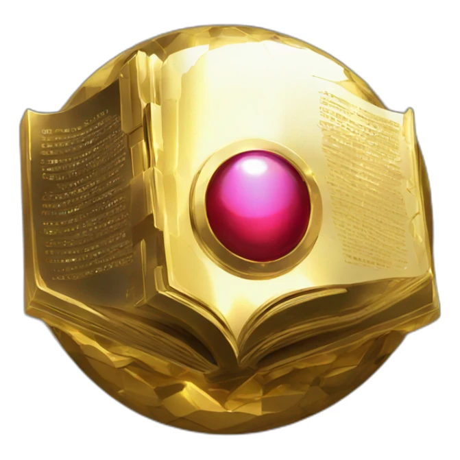 Pixel Legendary Book Cyberpunk Pokemon Pokeball Gold Shiny Glow sticker