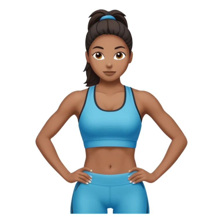 fitness woman sticker