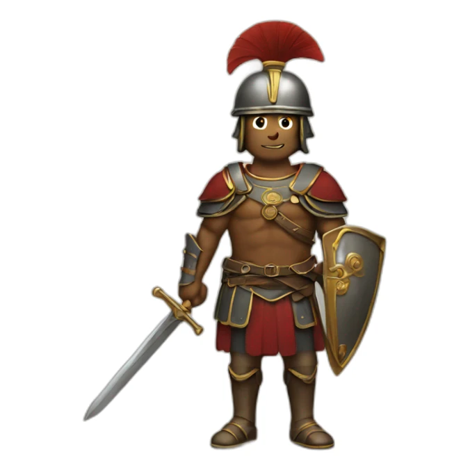 rome soldier with sword ancestors sticker
