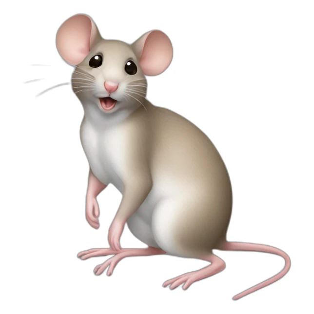 Mouse realistic  sticker