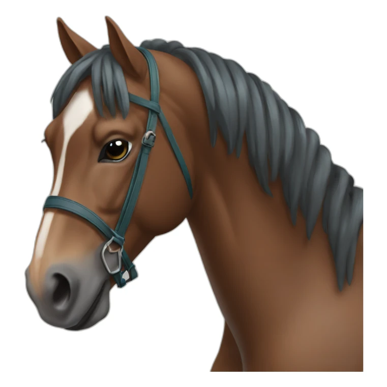 Cheval a tété d'honneur sticker