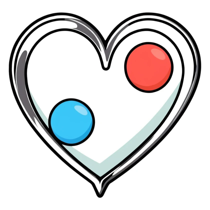 Chrome of hearts sticker