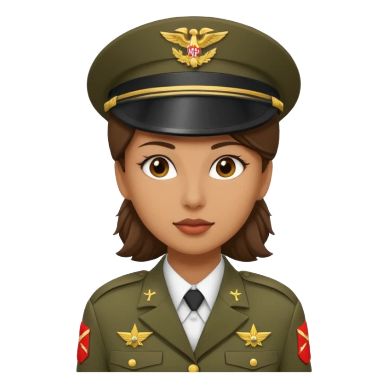 woman soldier  sticker