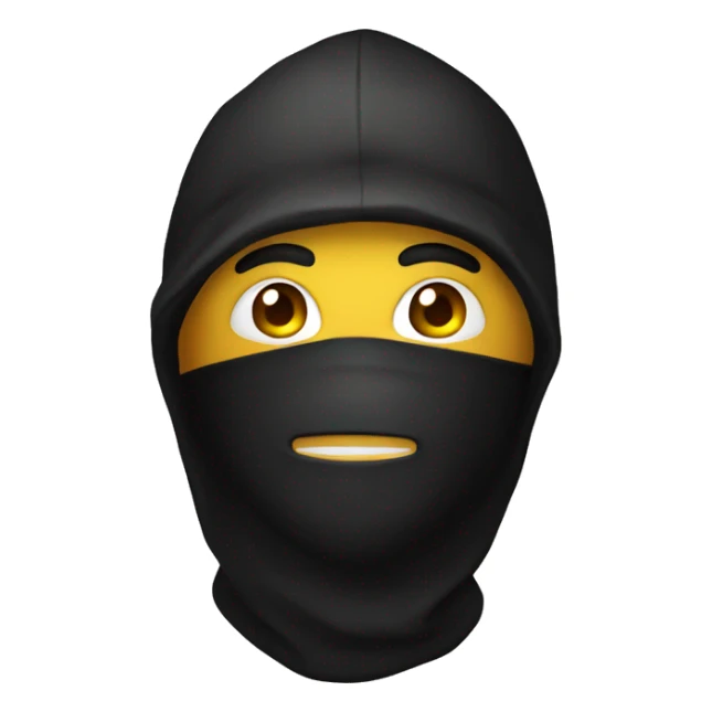 Robber costume  sticker