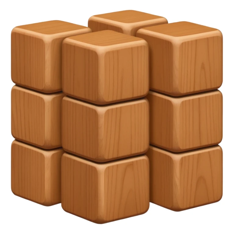 building material: wooden blocks stacked on top of each other sticker