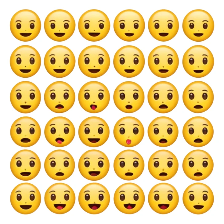 All the dumb like emoji's combined  sticker