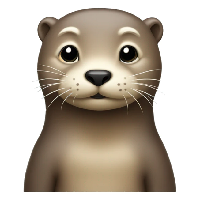 otter with half long blond hair and a dri sticker