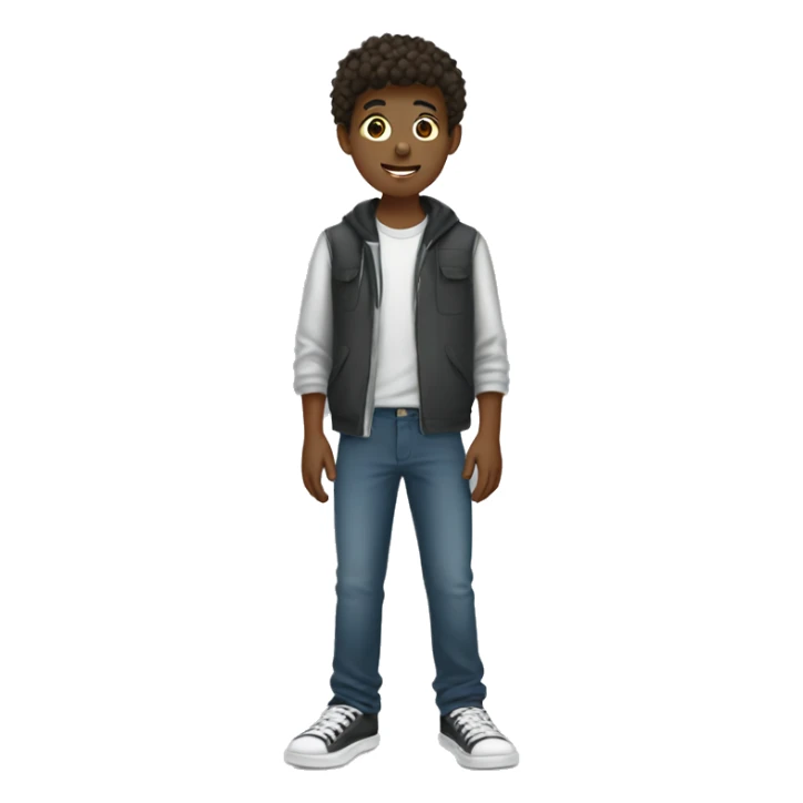 teenager boy full body sticker