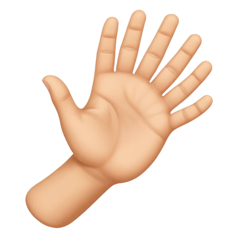 baby hand, discord styled sticker