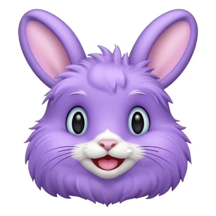 A Lavender bunny expresses very happiness 🐰 sticker