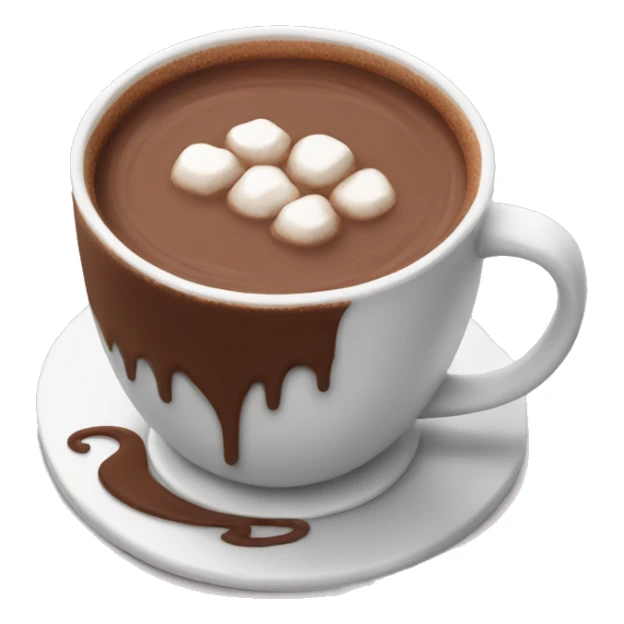 Hot chocolate sticker
