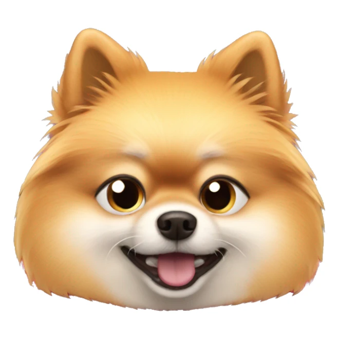 angry pomeranian sitting in car sticker