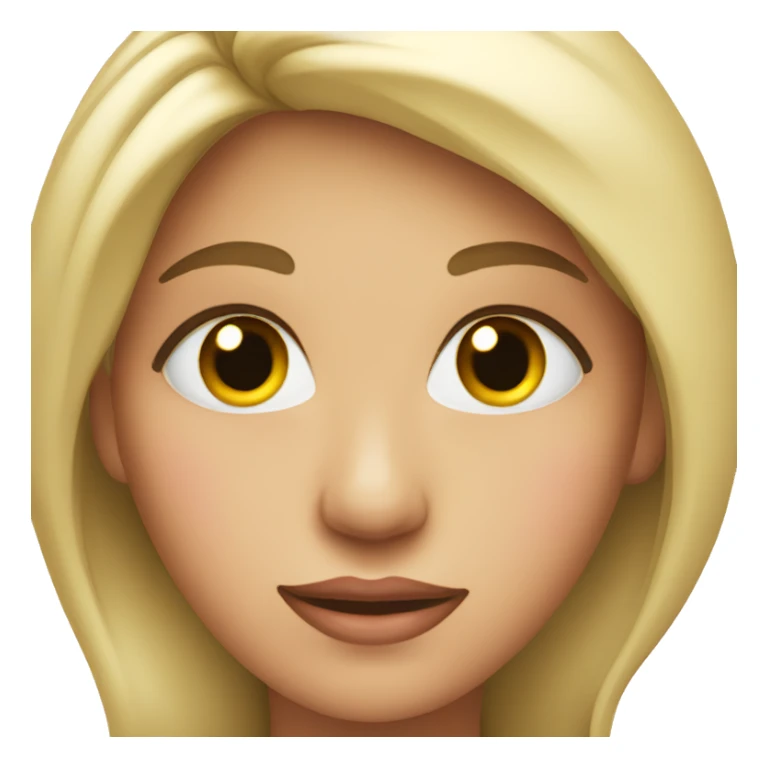 A woman with hearts in her eyes sticker