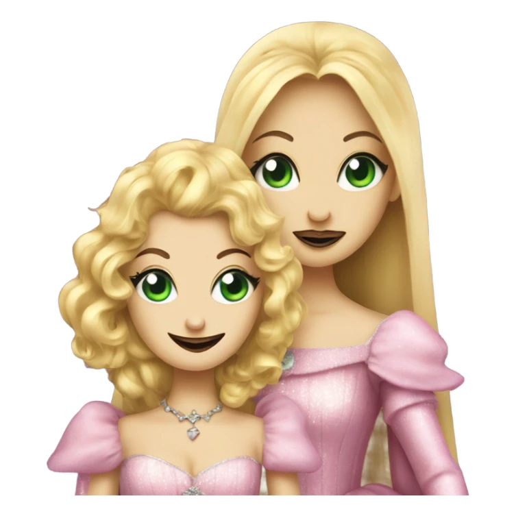 Wicked Glinda and elphba sticker