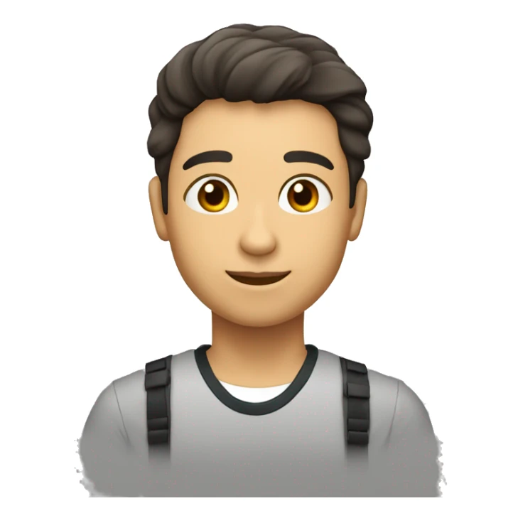 mujuer morena de primaria con pelo largo sticker