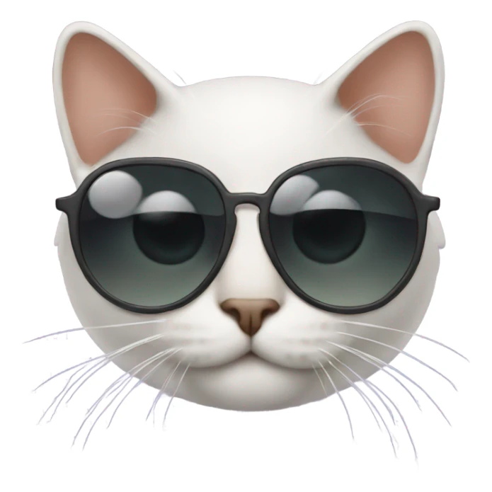 Cat with sunglasse sticker
