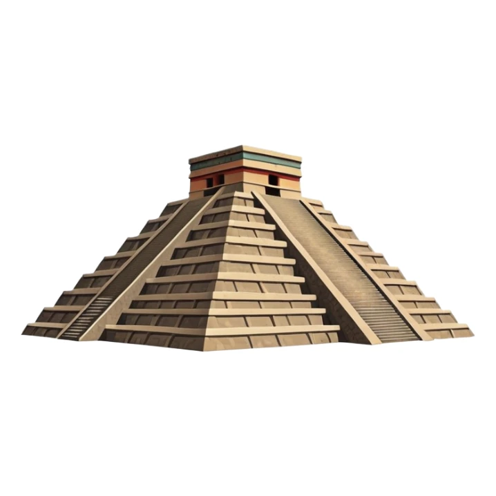 Teotihuacan pyramid of the sun sticker