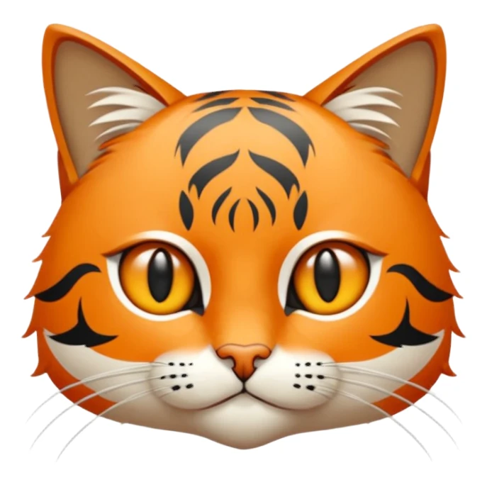 Elinde bicak olan caliko cinsi bir kedi sticker