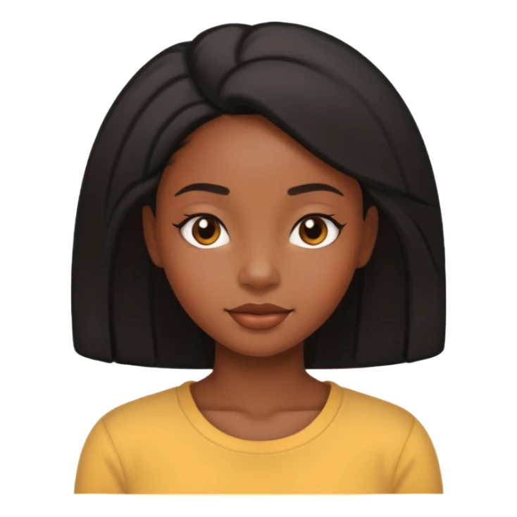 black girl relaxing sticker