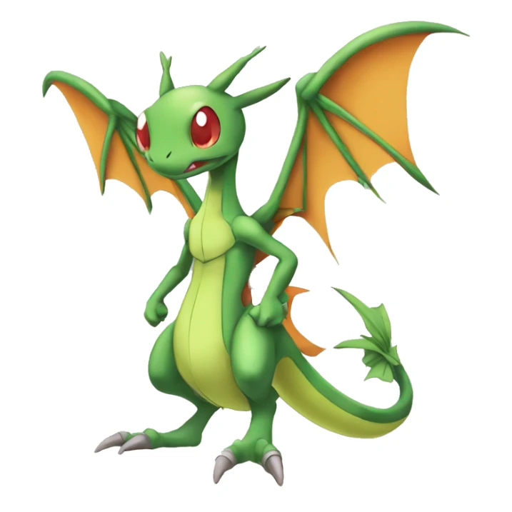  Cool Edgy Scyther-Grovyle-Flygon-Fakemon full body sticker