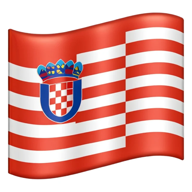 Flag of Croatia but Double sticker