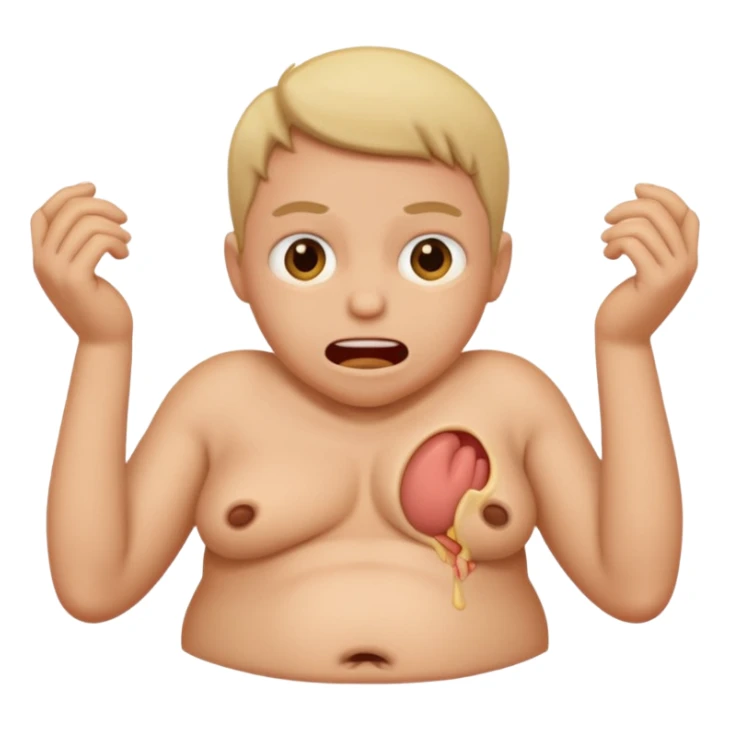 pain in the body sticker